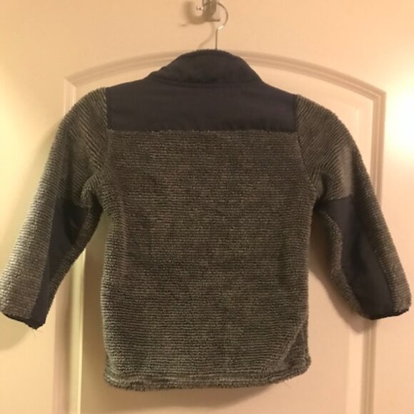 Members Mark Toddler Boy 6 Gray Fleece Jacket Zip-Up Pockets - Picture 2 of 3